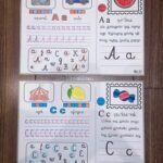 WKLEJKI ALFABET W FORMIE POCZTÓWEK