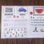 WKLEJKI ALFABET W FORMIE POCZTÓWEK