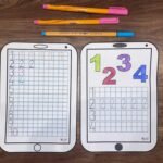 WKLEJKI CYFRY W KSZTAŁCIE TABLETA