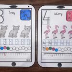 WKLEJKI CYFRY W KSZTAŁCIE TABLETA