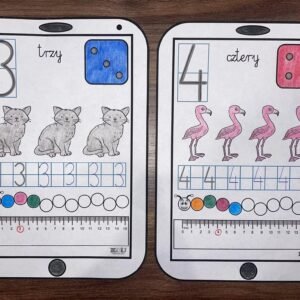 WKLEJKI CYFRY W KSZTAŁCIE TABLETA