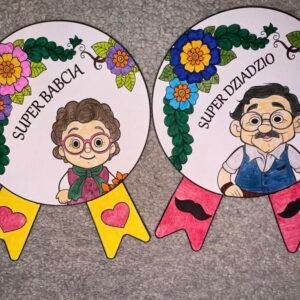 MEDAL SUPER BABCI I SUPER DZIADKA