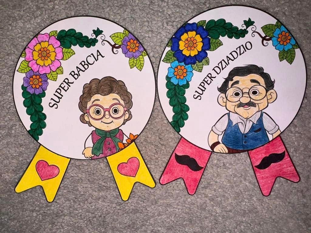 MEDAL SUPER BABCI I SUPER DZIADKA