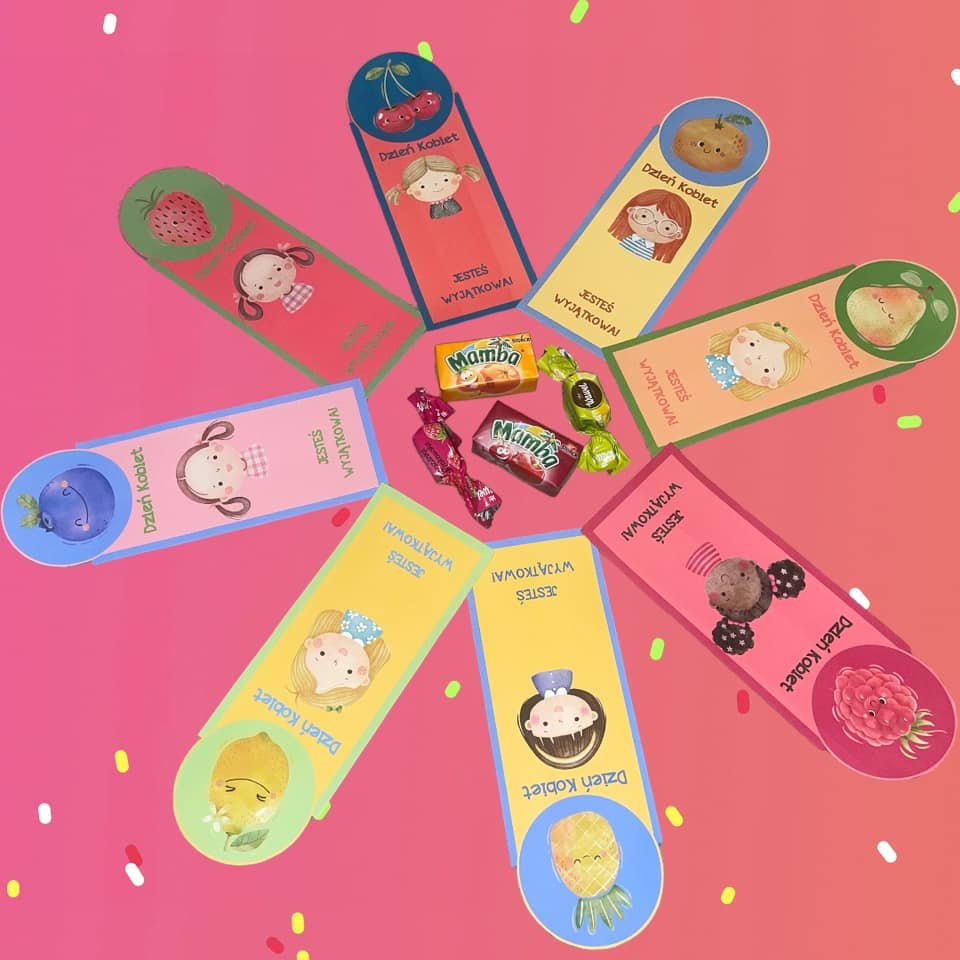 KOLOROWE - OWOCOWE ZAKŁADKI