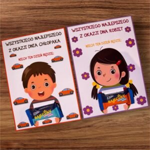 PODKŁADKI A5 NA UPOMINEK - DZIEŃ KOBIET I DZIEŃ CHŁOPAKA