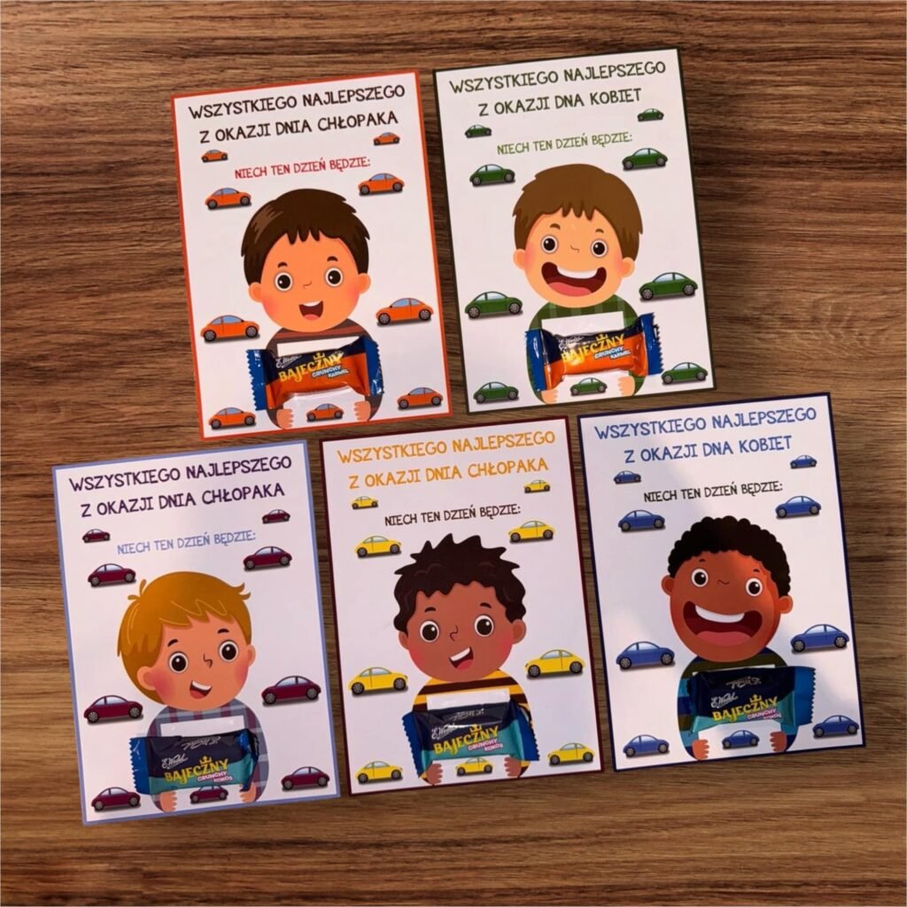 PODKŁADKI A5 NA UPOMINKI - DZIEŃ CHŁOPAKA