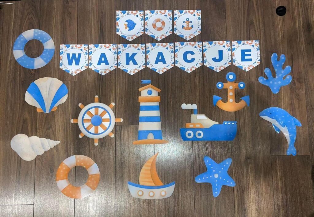 WAKACYJNA DEKORACJA W KLIMACIE MORSKIM