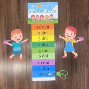 DEKORACJA ODLICZANIE DO WAKACJI