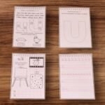 WKLEJKI ALFABET - KARTKA Z NOTESU