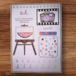 WKLEJKI ALFABET - KARTKA Z NOTESU