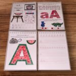 WKLEJKI ALFABET - KARTKA Z NOTESU