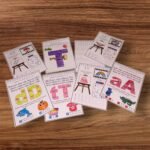 WKLEJKI ALFABET - KARTKA Z NOTESU