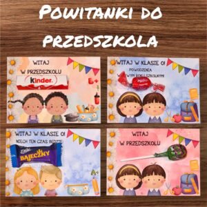 KARTECZKI POWITANKI DLA PRZEDSZKOLA/ZERÓWKI