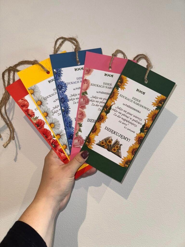 ZAKŁADKI NA DZIEŃ NAUCZYCIELA