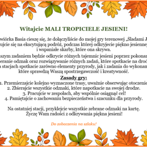 GRA TERENOWA "ŚLADAMI JESIENI"