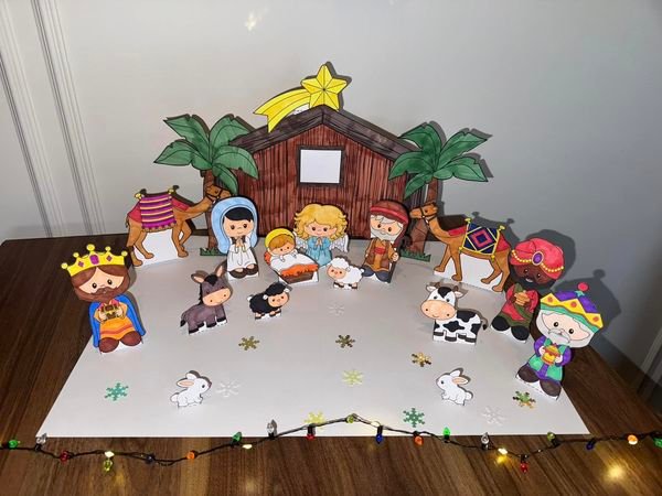 SZOPKA PRZESZTRZENNA - KOLOROWANKA