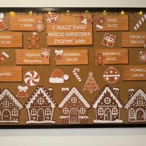 GAZETKA "ŻYCZENIA ŚWIĄTECZNE" PACHNĄCE PIERNICZKAMI