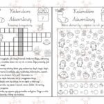 KLASA 2 - WKLEJKI - KALENDARZ ADWENTOWY