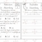 KLASA 2 - WKLEJKI - KALENDARZ ADWENTOWY