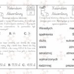 KLASA 3 - WKLEJKI - KALENDARZ ADWENTOWY
