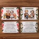 KOLOROWE ZAPROSZENIA NA DZIEŃ BABCI I DZIADKA