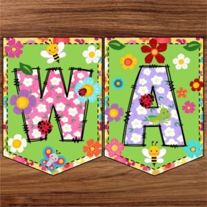 GIRLANDA A4 "WITAJ WIOSNO"