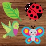 GIRLANDA A4 + DEKORACJE WIOSENNE A4