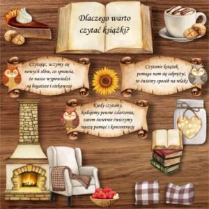 GAZETKA "DLACZEGO WARTO CZYTAĆ KSIĄŻKI?"