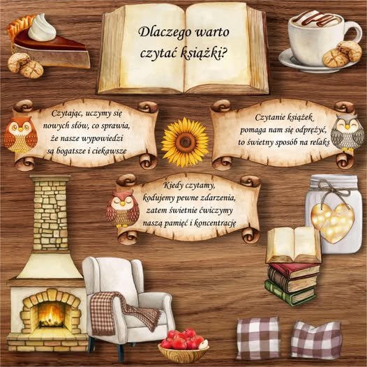 GAZETKA "DLACZEGO WARTO CZYTAĆ KSIĄŻKI?"
