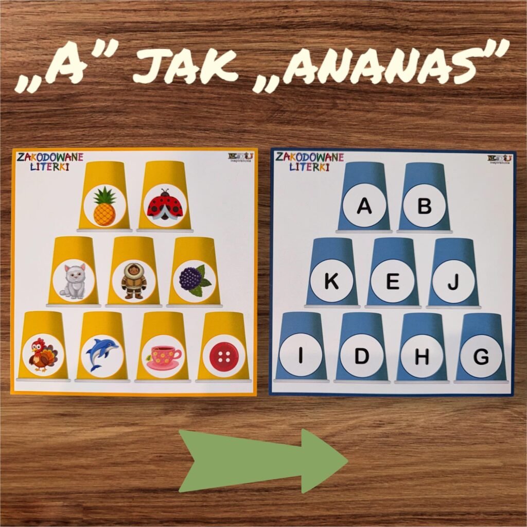 ZAKODOWANE LITERKI - GRA UTRWALAJĄCA LITERKI