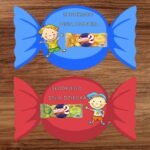 CUKIERKI NA DZIEŃ DZIECKA - SZABLONY