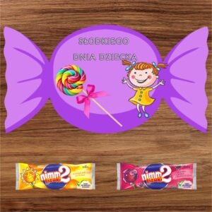 CUKIERKI NA DZIEŃ DZIECKA - SZABLONY