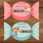 CUKIERKI NA DZIEŃ DZIECKA - SZABLONY