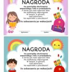 WKLEJKI NAGRODA DO KSIĄŻEK DLA DZIECI ZOSTAJĄCYCH W PRZEDSZKOLU