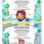 WKLEJKI NAGRODA DO KSIĄŻEK DLA DZIECI ZOSTAJĄCYCH W PRZEDSZKOLU