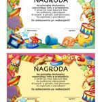 WKLEJKI NAGRODA DO KSIĄŻEK DLA DZIECI ZOSTAJĄCYCH W PRZEDSZKOLU
