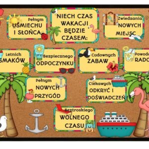 GAZETKA "NIECH CZAS WAKACJI BĘDZIE CZASEM"...