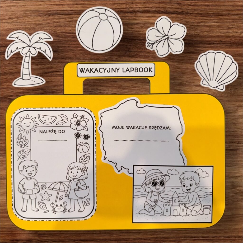 WAKACYJNY WALIZKOWY LAPBOOK
