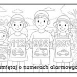 BEZPIECZNE WAKACJE - KOLOROWANKI