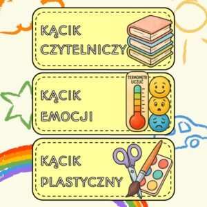 KĄCIKI DO SALI/KLASY