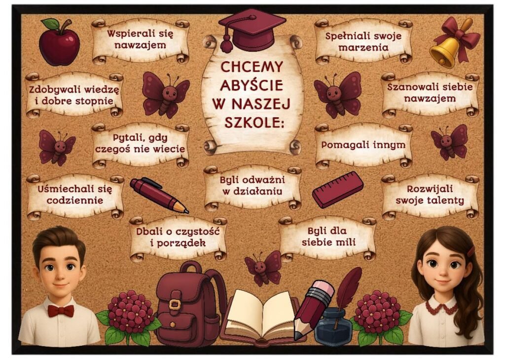 GAZETKA "CHCEMY, ABYŚCIE W NASZEJ SZKOLE/KLASIE"