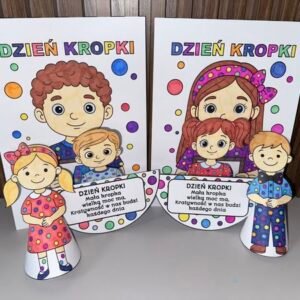 PRACE PLASTYCZNE I KOLOROWANKI NA DZIEŃ KROPKI