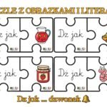PUZZLE - OBRAZEK + LITERA