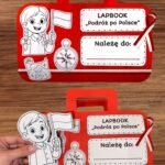 LAPBOOK WALIZKA "PODRÓŻ PO POLSCE"