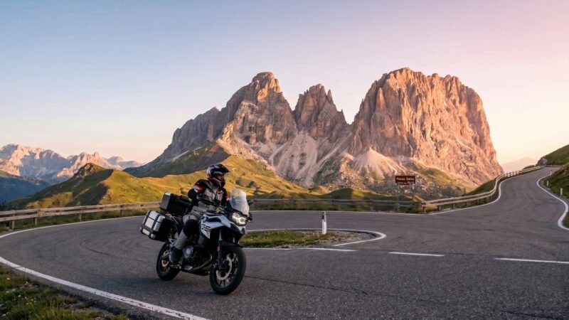 Dolomity na motocyklu – legendarny region Alp i najlepsze trasy w Europie