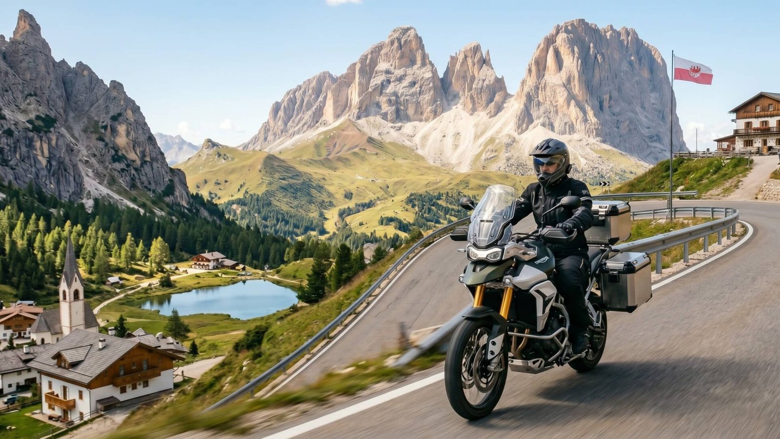 Motocyklowa wyprawa do Dolomitów – Alpy Wschodnie & legendarnie kręte drogi 2026